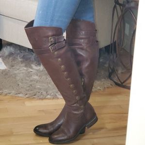 GENUINE LEATHER Over the Knee Boots